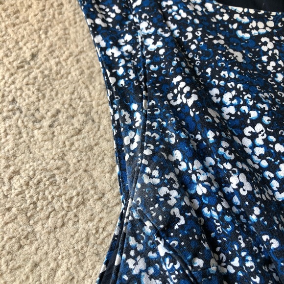GAP Linen Cotton Floral Dress - Blue - Picture 2 of 5